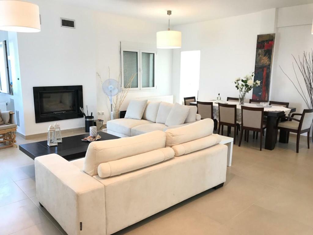 Villa Korais Luxury 3Br Apt With Sea View 塞萨洛尼基 外观 照片